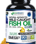 Ecostream Naturals Wild Caught Omega 3 Fish Oil Dpaepadha Supplement 2900 Milligrams Now With Even More Dpaepadha