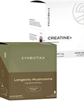 Cymbiotika Liposomal Mushroom Supplement & Creatine+ Bundle Lion'S Mane Turkey Tail Bvitamins Cordyceps & Reishi Mushrooms Amino Energy Recovery & Muscle Mass