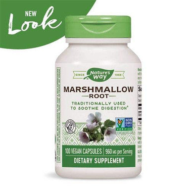 Nature'S Way Marshmallow Root 480 Mg, 100 Capsules, Pack Of 2
