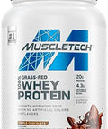 Muscletech Grass Fed Whey Protein Powder Triple Chocolate & Deluxe Vanilla 1.8 Lbs Each
