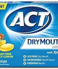 Act Dry Mouth Honey Lemon Lozenges 18 Lozenges Each (4)