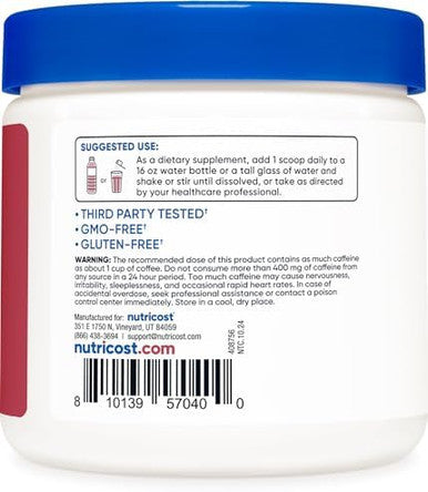 Nutricost Energy Drink Powder (Passionfruit Guava) (60 Serv) Pre Workout Supplement With Natural Flavors Nongmo GlutenÃƒÂ¢Ã¢â€šÂ¬Ã‚Â¦