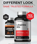 L-Arginine 4000mg | 120 Caplets | Maximum Strength Nitric Oxide Precursor | Vegetarian, Non-GMO, Gluten Free Supplement | by Horbaach