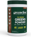 Greens First Original Greens Powder 49 Superfoods Organic Fruits & Veggies Prebiotics Probiotics & Digestive Enzymes Antioxidant Smoothie Dairy Vegan Nongmo (Chocolate 30 Servings)