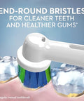 Oral-B Electric Toothbrush Brush Heads Precision Clean White + 2 Daily Clean White 1 Count