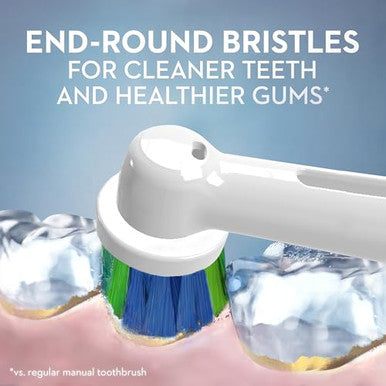 Oral-B Electric Toothbrush Brush Heads Precision Clean White + 2 Daily Clean White 1 Count