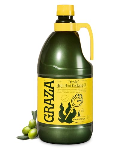 Graza Frizzle High Heat Cooking Oil, Frying Oil, 67.6 Fl Oz (2L)