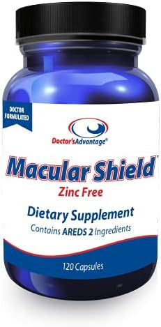 Doctor'S Advantage Areds 2 Zinc Multivitamin Macular Shield - Areds 2 Formula For Macular Degeneration - Lutein & Zeaxanthin - Comprehensive Eye Health Support - 120 Count