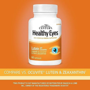 21St Century Healthy Eyes Lutein And Zeaxanthin Capsules 60 Count (27454)