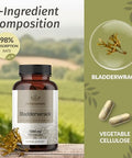 Herbamama Bladderwrack Capsules - 1200Mg Bladderwrack Herb Powder For Energy & Overall Support - Vegan Non-Gmo Sea Iodine Source Supplement 100 Caps