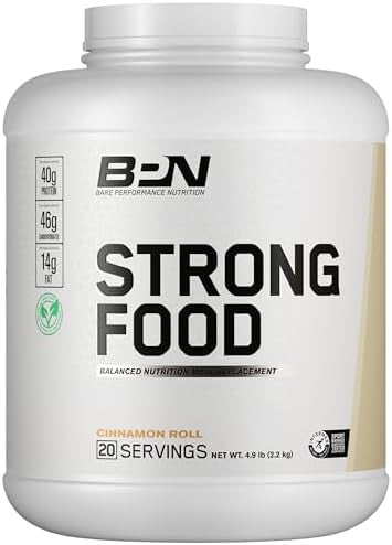 Bare Performance Nutrition Bpn Strong Food Complete Nutrition Meal Cinnamon Roll