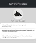 Cymbiotika Activated Charcoal Liquid Supplement Packets From Coconuts For Bloating Gut Health & Digestive Support Helps Detox Vitamin E Lemon Cream Flavor Vegan 26 Pack