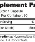 Zahler Zinc 50Mg, Supports Immune And Antioxidant Protection, Certified Kosher, 90 Capsules
