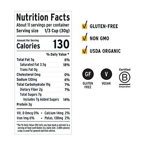 Purely Elizabeth, Organic Original, Ancient Grain Granola, Gluten-Free, Non-GMO (12oz Bag) (Pack of 2)