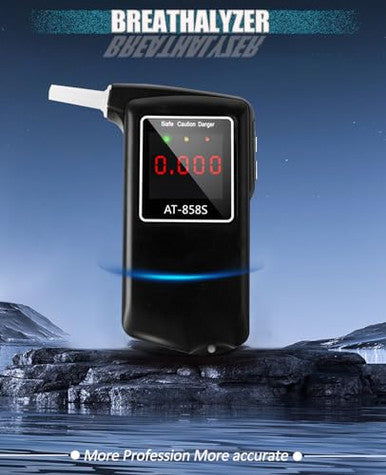 Greenwon 2026 Portable Breathalyzer Easy-To-Use Alcohol Tester With Backlit Display - Ideal For Home Use Parties And Special Events Professional Alcohol Tester With Mouthpieces 10Pcs