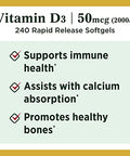 Nature'S Bounty Vitamin D 2000 Iu Softgels