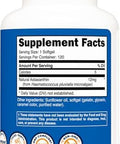 Nutricost Astaxanthin 12Mg Nongmo And Gluten 120 Softgels (4 Month Supply)