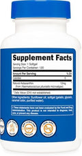Nutricost Astaxanthin 12Mg Nongmo And Gluten 120 Softgels (4 Month Supply)