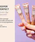 Winky Lux Peeper Perfect Under Eye Concealer Makeup & Eye Brightener Full Coverage Concealer For Dark Circles Color Corrector & Eye Primer With Collagen Hyaluronic Acid & Vitamin E (Golden Beige)