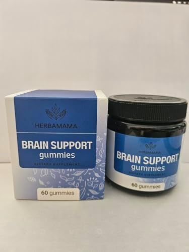 Herbamama Brain Support & Elderberry Extract Kit - Bundle Of Brain Support Gummies & Black Elderberry Tincture 4 Fl Oz - Vegan Non-Gmo Alcohol- - 2 Pack