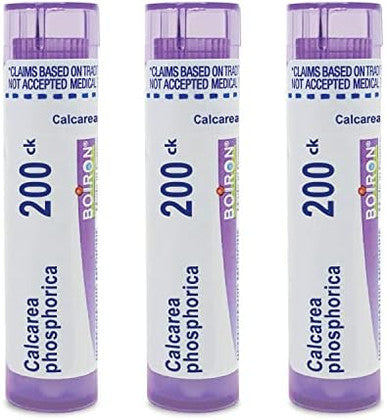 Boiron Calcarea Phosphorica 200Ck Homeopathic Medicine For Growing Bone Pain Pack Of 3 (240 Pellets)