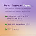 Natrol Sleep & Restore Magnesium Glycinate Blend Gummies Magnesium For Sleep Aids For Adults Melatonin-Free Cherry Flavored 30 Day Supply 60 Gummies (Pack Of 2)