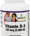 Bariatricpal Vitamin D3 125Mcg (5000 Iu) Easy Swallow Vegetarian Softgels (100Ct Bottle)