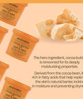 Cococare Africare Cocoa Butter 10.5 Oz For Skin And Hair Enriched With Vitamin E And Shea Butter