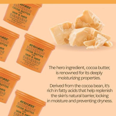 Cococare Africare Cocoa Butter 10.5 Oz For Skin And Hair Enriched With Vitamin E And Shea Butter