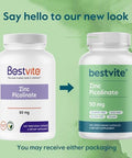Bestvite Zinc Picolinate 50Mg (240 Vegetarian Capsules) - No Stearates - Vegan - Non Gmo - Gluten Free