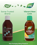 Nature'S Way Algal Oil Omega-3 Supports Eye & Brain Function 1000 Mg Epa/Dha Per Teaspoon(1) Vegan-Friendly Liquid Formula Cranberry-Orange Flavored 6.8 Oz (Packaging May Vary)