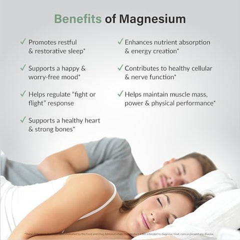 Organixx Magnesium Glycinate (60 Caps) and Joint and Muscle Care Turmeric (60 Caps) Bundle