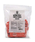 Lakanto Golden Monk Fruit Sweetener with Erythritol Packets - Raw Cane Sugar Replacement, Zero Net Carbs, Zero Calorie, Sweeten on the Go, Coffee, Lemonade, Tea, Desserts - Golden (3g - 100 Count)