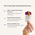 New Zealand Honey Co. Manuka Honey Packets UMF 24+ - 10Pack