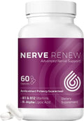 Nerve Re Advanced Nerve Support 300Mg Stabilized Ralpha Lipoic Acid Vitamin B Complex Benfotiamine Herbs For Fastacting Support