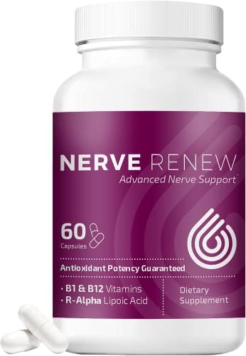Nerve Re Advanced Nerve Support 300Mg Stabilized Ralpha Lipoic Acid Vitamin B Complex Benfotiamine Herbs For Fastacting Support