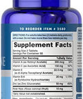 Puritan'S Pride Zinc For Acne Skin Formula With Vitamins C, B-6, A, And E For Men And Women Dietary Supplement For Clear Healthy Skin Immune System Cell Division And Growth Support 100 Tablets