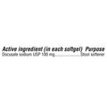 Berkley Jensen Stool Softener Laxative Docusate Sodium 100 Mg Stimulant-Free Gentle Dependable Constipation Relief - Helps Promote Regular Bowel Movements 400 Softgels (Pack Of 1)