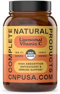 Complete Natural Products Vitamin C Capsules - Pure Vitamin C Liposomal Capsules, Immune Support, Enhanced Absorption, Antioxidant Defense