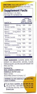 Enfamil Polyvisol Multivitamin Drops 1.67 Fl Oz Supports Growth & Immune Health For Ages 624 Months Includes Easytouse Dropper