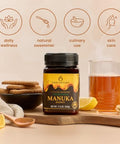 Liberty Orchards Premium Manuka Honey Product of Australia Tasmanian, Non-GMO, Gluten Free, Daily Wellness Support, Natural Sweetness HONEY, 500g(17.6 oz)