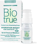 Biotrue Hydration Boost For Contacts Rehydrating Eye Drops For Dry Eyes Preservative Refreshes Lubricates & Moisturizes Lenses Rewetting Eye Drops 0.33 Fl Oz (Pack Of 1)