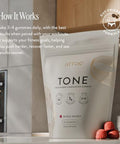 Arrae Tone Gummies Creatine Monohydrate 5g for Women Support Lean Muscle Strength and Recovery Hormone Friendly Muscle Toning Supplement Mixed Berry Flavor 90 Count