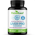 Forestleaf Liver Cleanse Detox & Repair - Fatty Liver Repair Detox Complex Supplement W/Choline Zinc Milk Thistle Dandelion Root Turmeric Burdock Artichoke - Liver Support Supplement 60 Caps