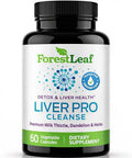 Forestleaf Liver Cleanse Detox & Repair - Fatty Liver Repair Detox Complex Supplement W/Choline Zinc Milk Thistle Dandelion Root Turmeric Burdock Artichoke - Liver Support Supplement 60 Caps