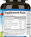Carlson Women's Iron Restore 28 mg Iron + B Vitamins Menstrual Support Iron Absorption and Women's Health 180 Capsules