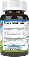 Carlson Women's Iron Restore 28 mg Iron + B Vitamins Menstrual Support Iron Absorption and Women's Health 180 Capsules