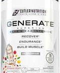 Cutler Nutrition Generate Eaa And Bcaa Powder: Best Branched Chain Amino Acids Supplement With Essential Amino Acids 5G Bcaas 2G Eaas For Lean Muscle Mass Sour Rainbow Candy 30 Servings
