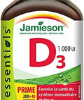 Vitamin D3 1000 Iu Bonus 240 Tabs Brand Jamieson Laboratories