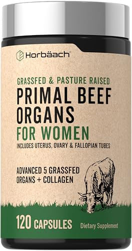 Horbaach Beef Organ Supplement For Women 120 Capsules